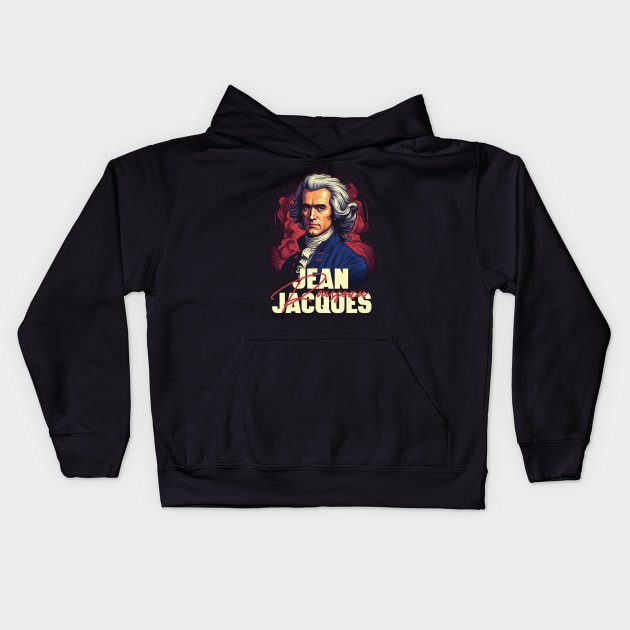 JJ Rousseau Kids Hoodie by Quotee